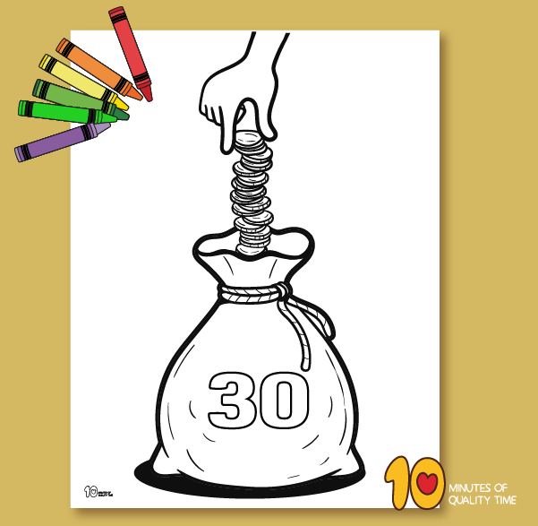 Holy week colouring pages