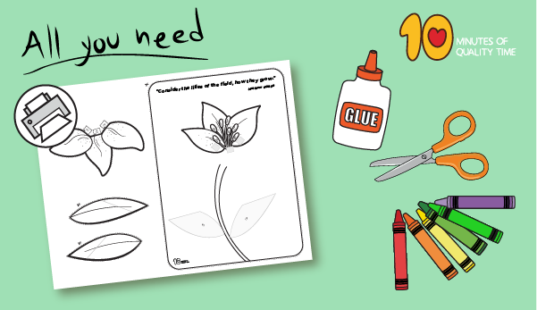 paper lily craft for kids