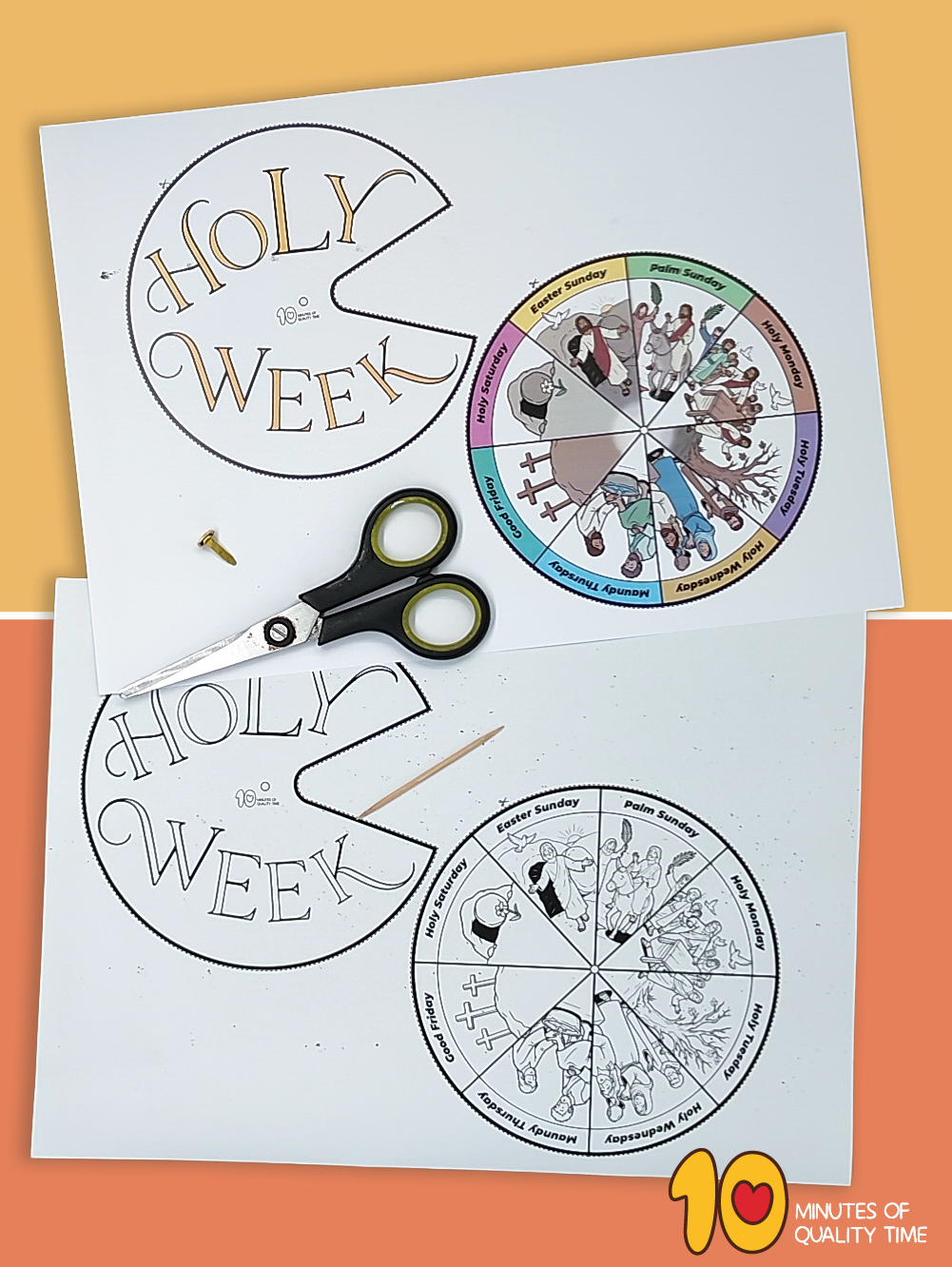 Holy Week wheel craft