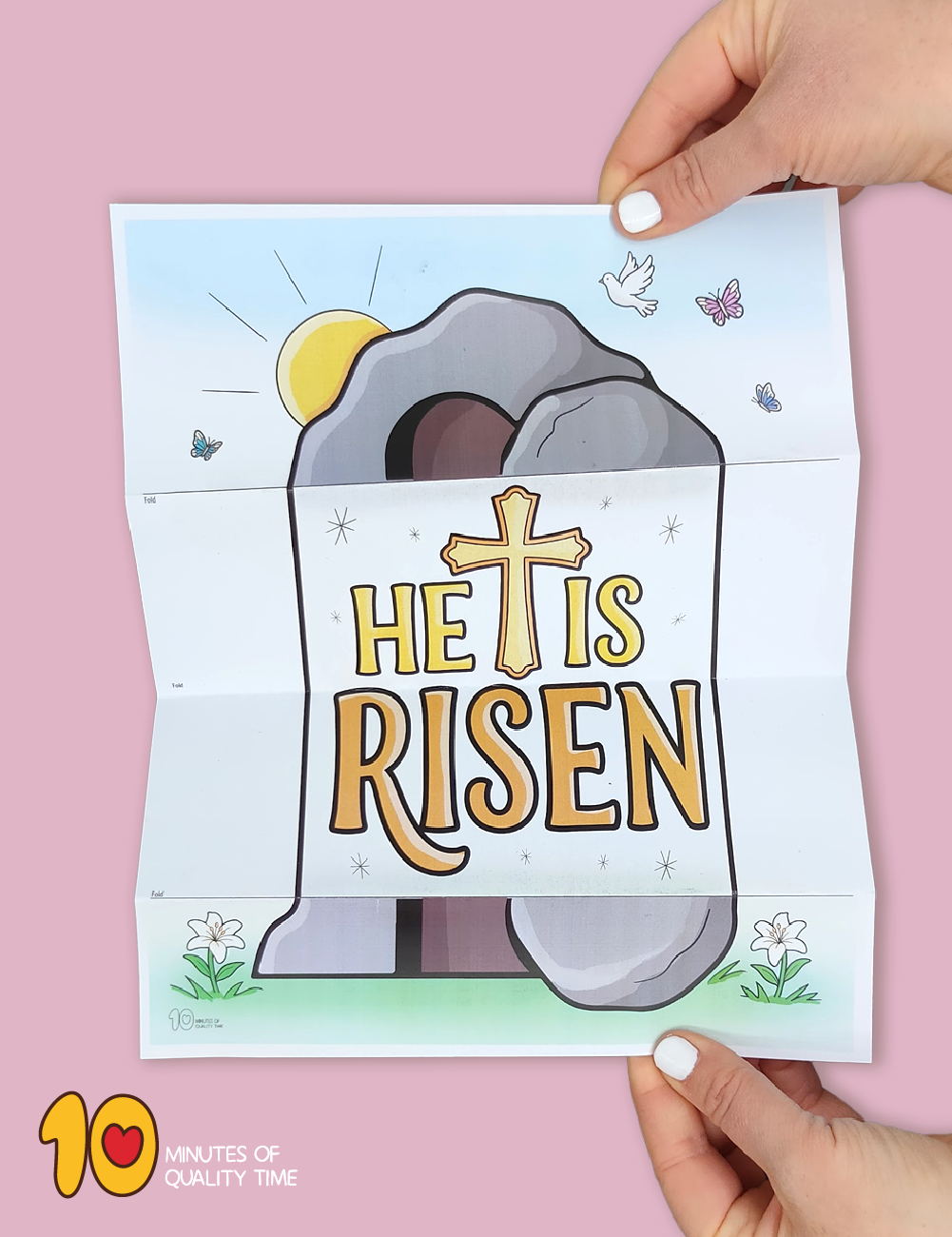 Jesus Resurrection craft for kids