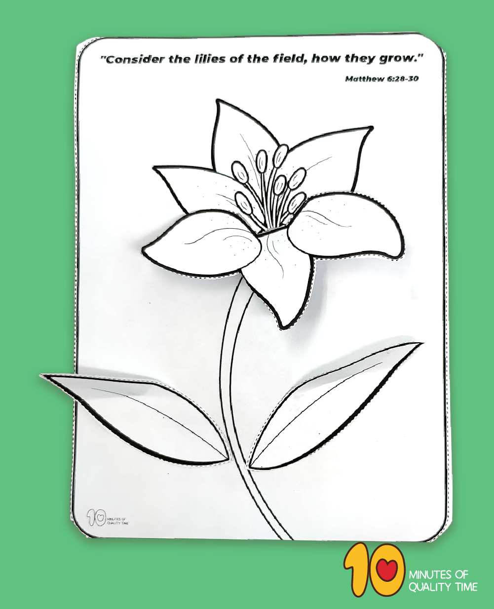 Lilies of the Field craft