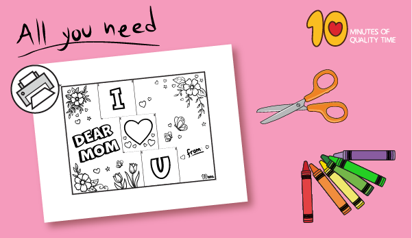 Mother's Day printable craft for kids