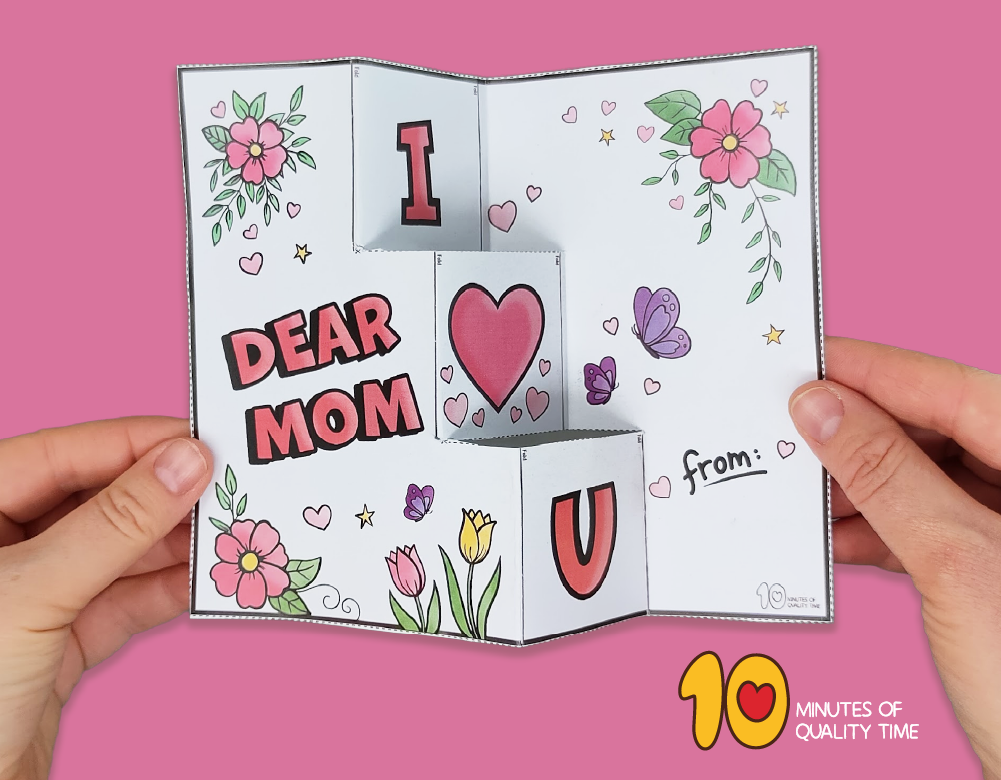 Mother's Day Pop up Card for kids