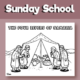 Sunday school coloring sheet