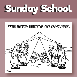 Sunday school coloring sheet