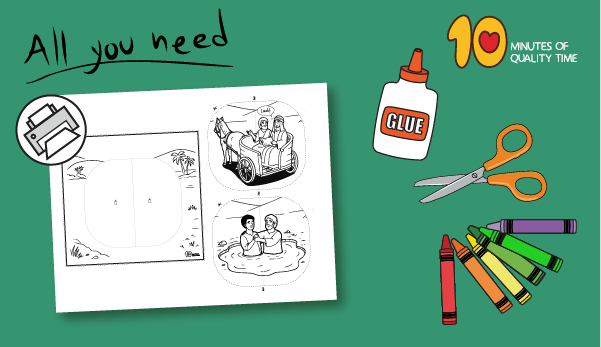 printable Philip and the Ethiopian activities