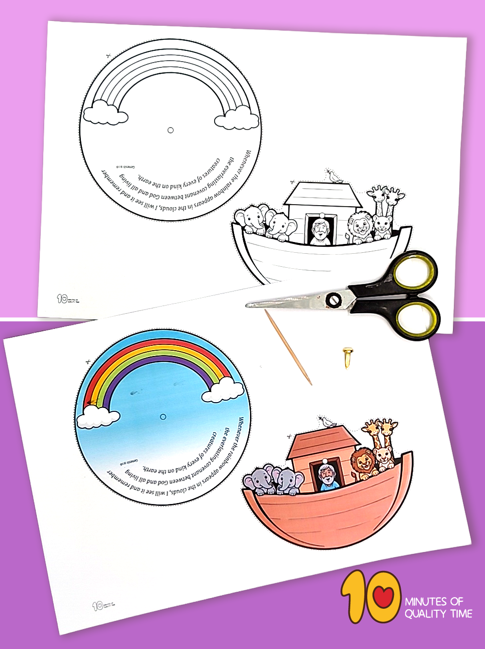 Noah's Ark crafts for Sunday school