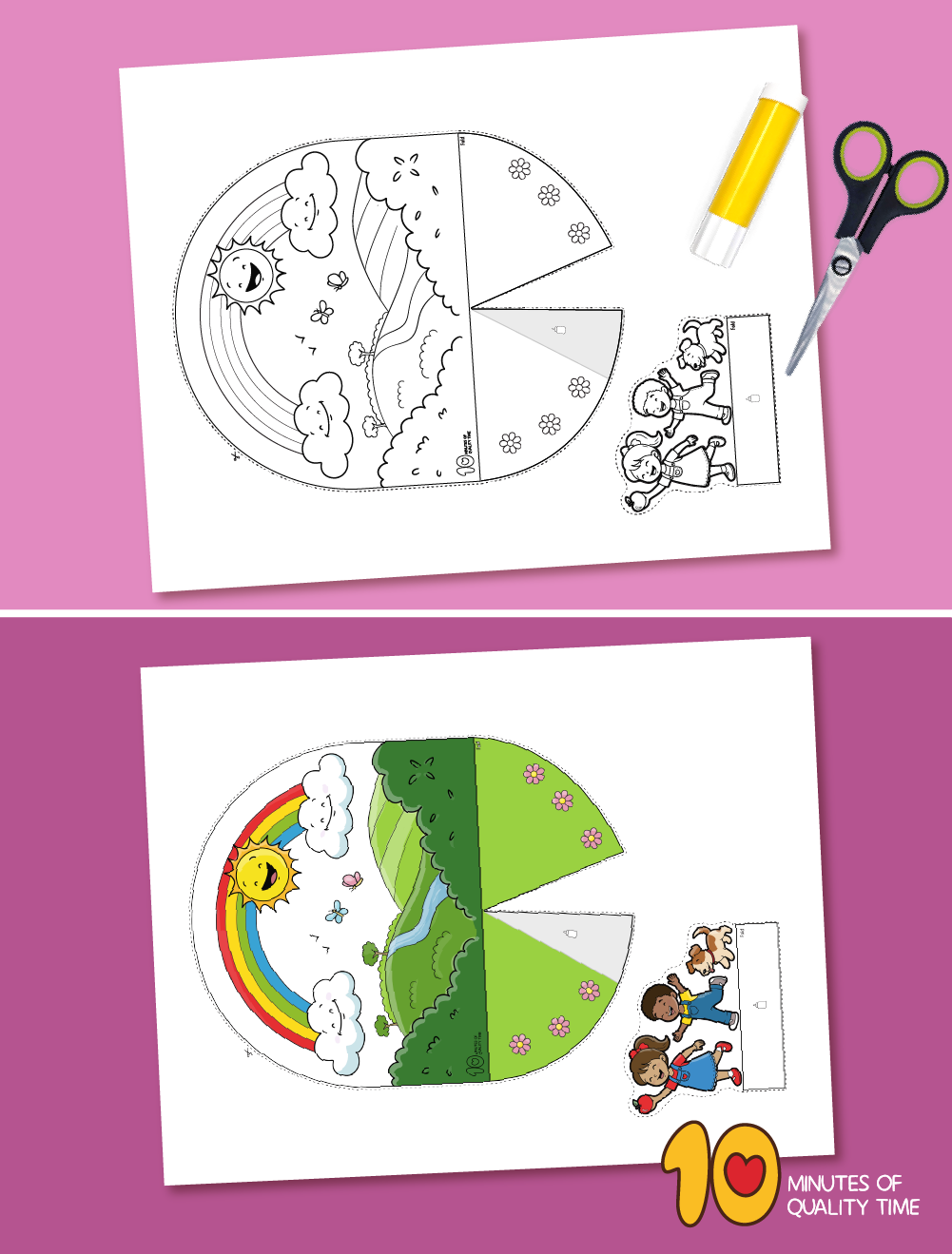 Printable God is love activity sheet