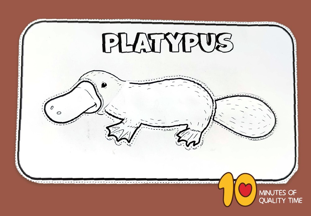 Platypus activities for kindergarten