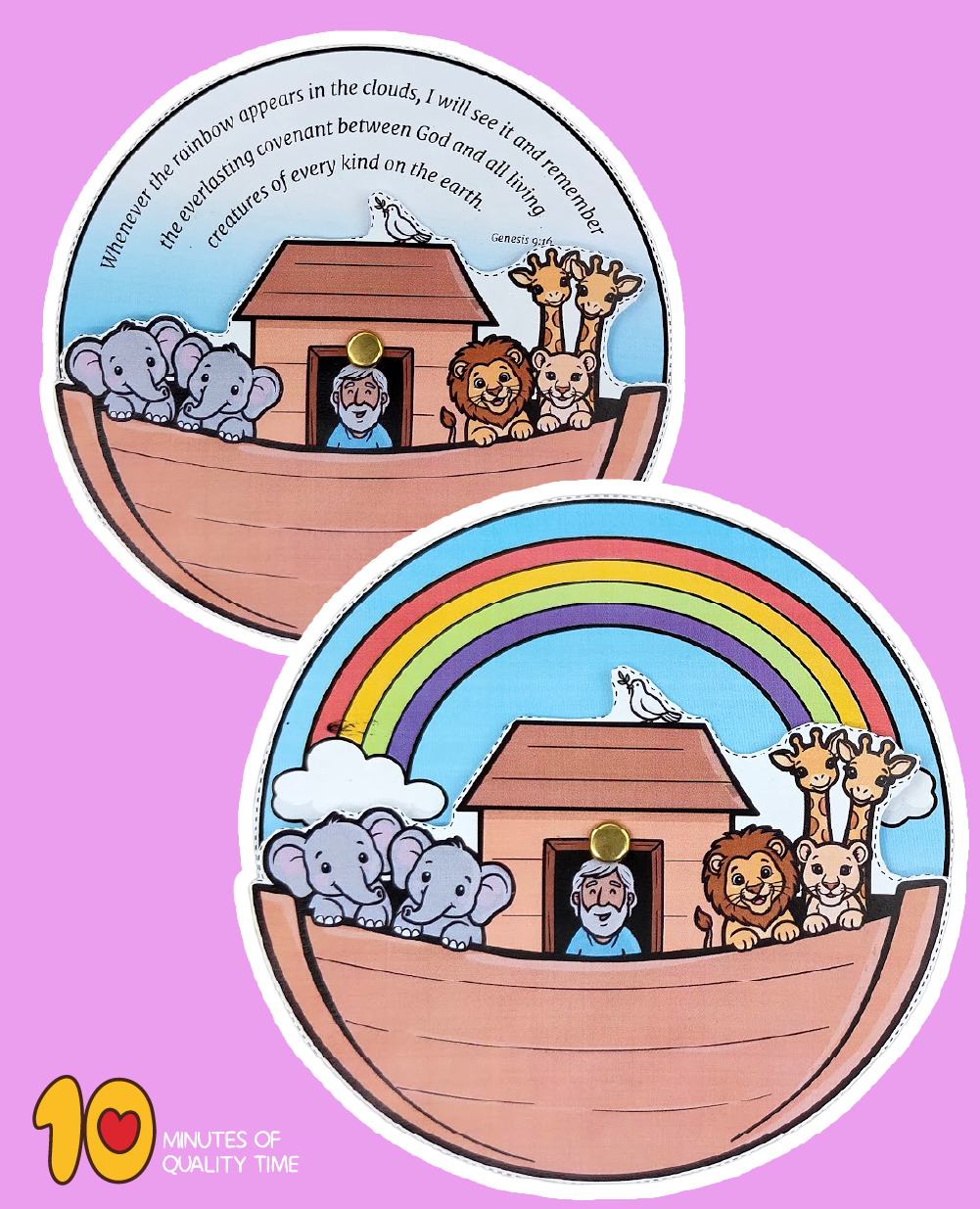 printable Noah's ark craft
