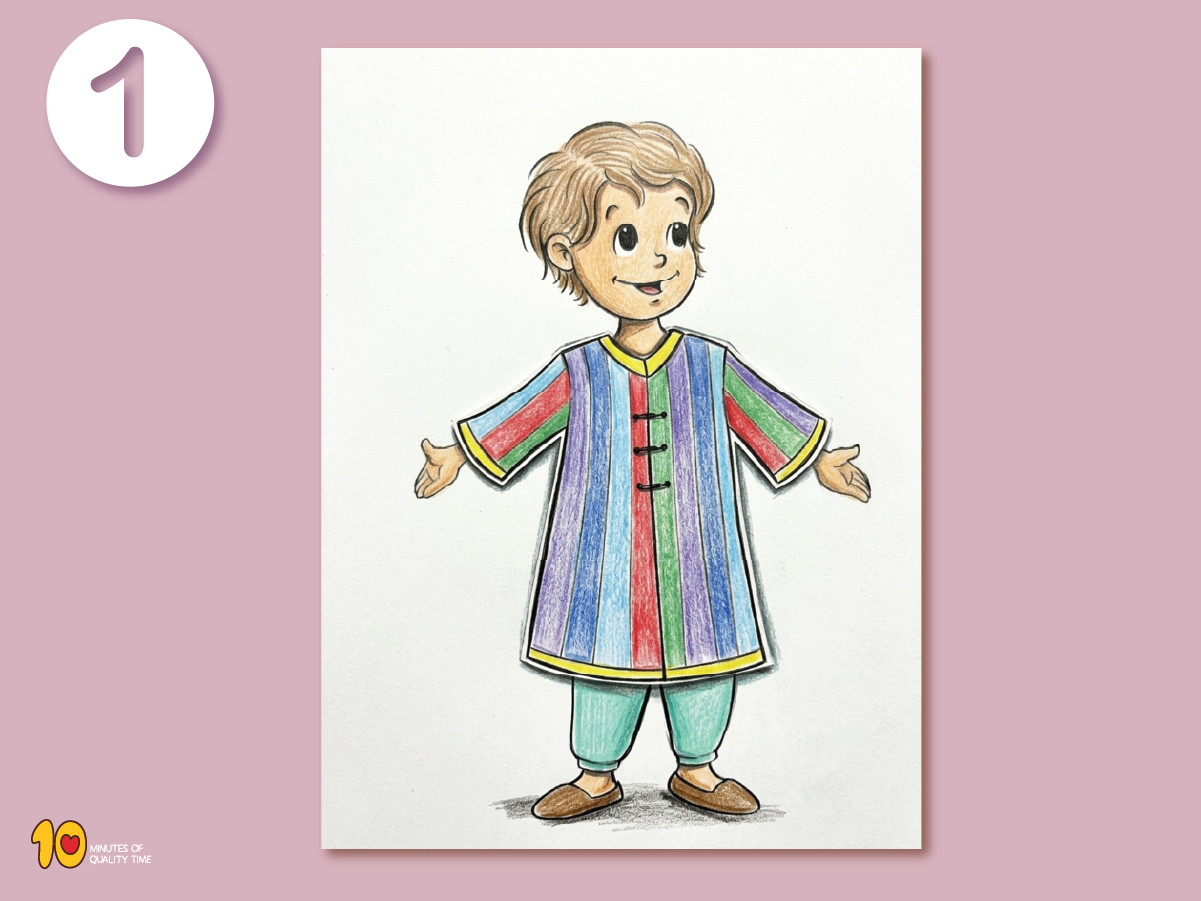 Joseph and the coat of many colors printable craft for kids