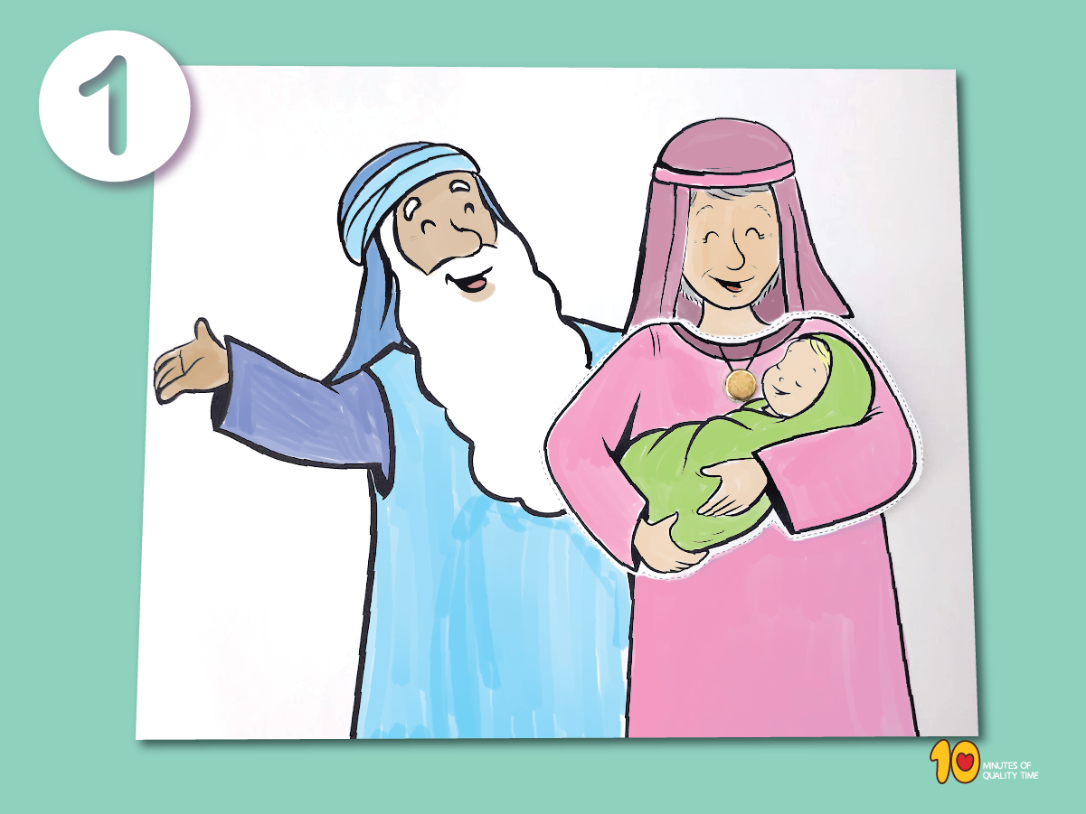 Abraham and Sarah with Baby Isaac