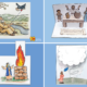 Four printable Elijah Bible crafts for Sunday School with a free 1 Kings 18:39 coloring page