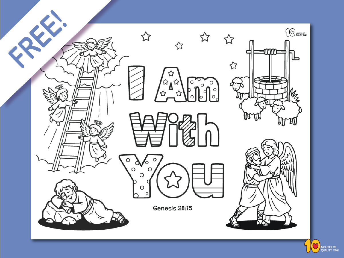 Free Jacob Bible Coloring Page