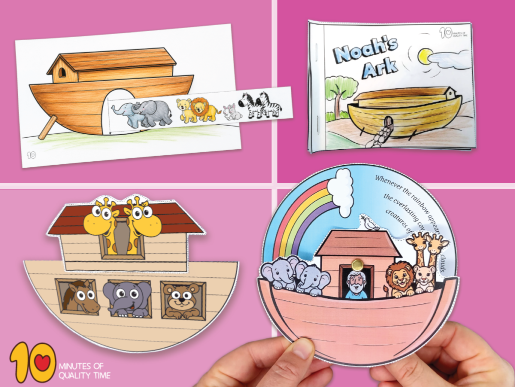 Noah’s Ark Craft Ideas for Sunday School Kids | Printable Bible Activities