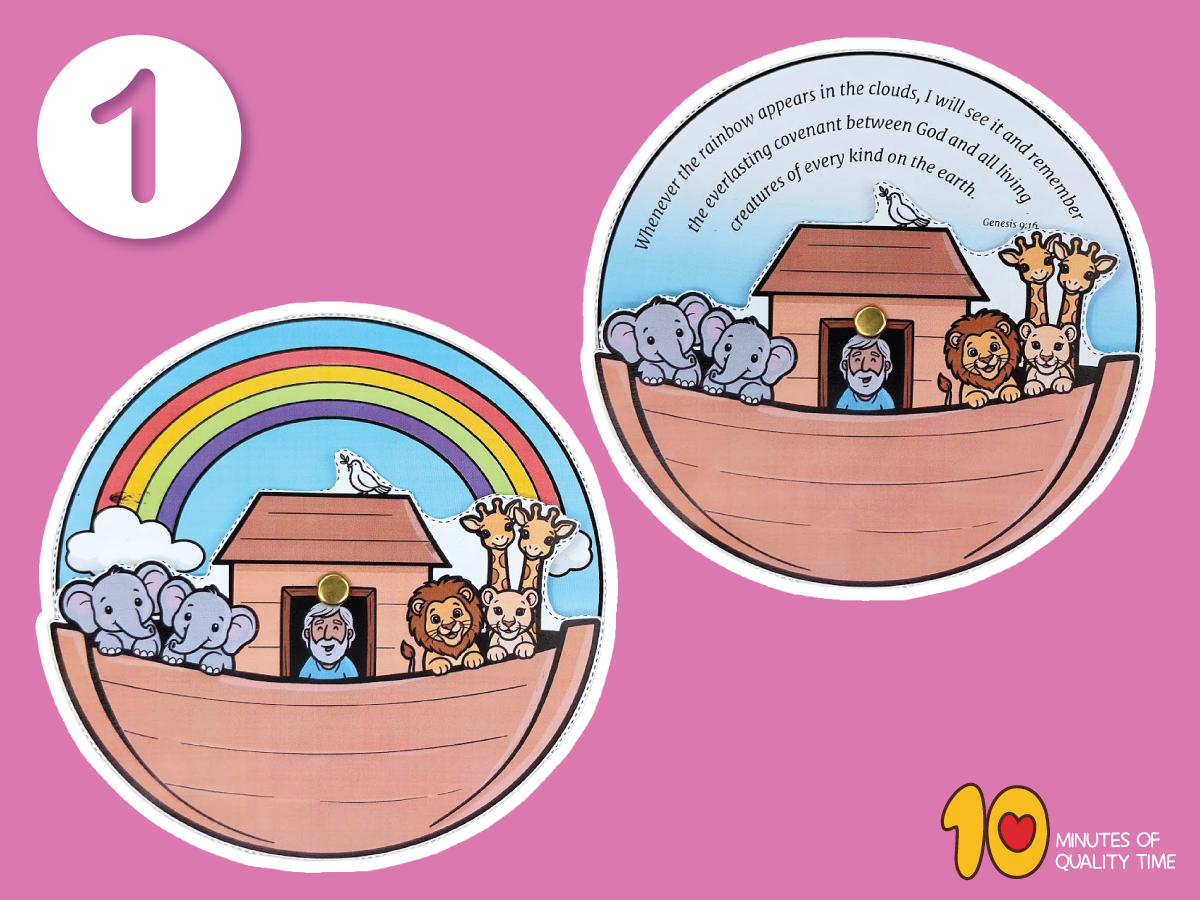 Noah’s Ark Rainbow Covenant Wheel Craft Noah’s Ark Rainbow Covenant Wheel Craft
