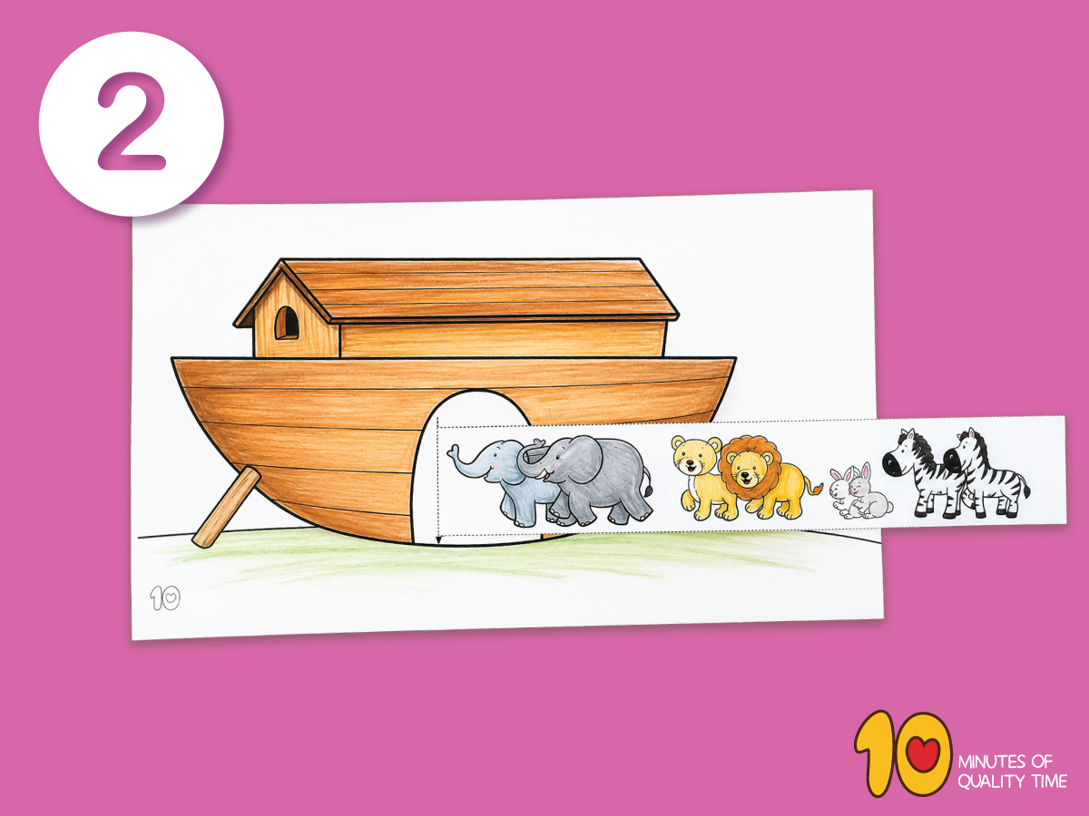 Noah’s Ark Animals Two by Two Craft Noah’s Ark Animals Two by Two Craft