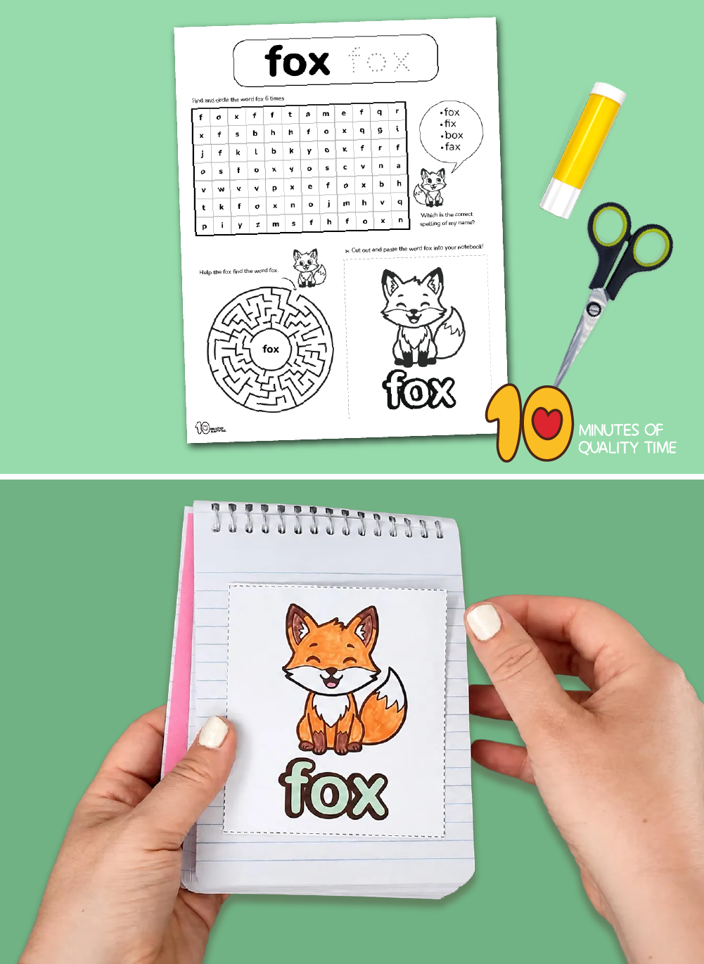 CVC word worksheets