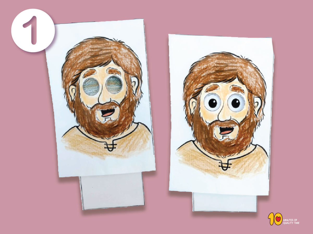 Printable Jesus heals the blind man Bible craft for kids Printable Jesus heals the blind man Bible craft for kids