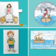 Jesus’ Miracles Bible crafts featuring water into wine, calming the storm, feeding the 5000, walking on water, and a free John 20:31 coloring page