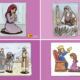Women of Faith Bible crafts collection featuring Hannah, Ruth, Abigail, Esther, and a free Proverbs 31:25 coloring page