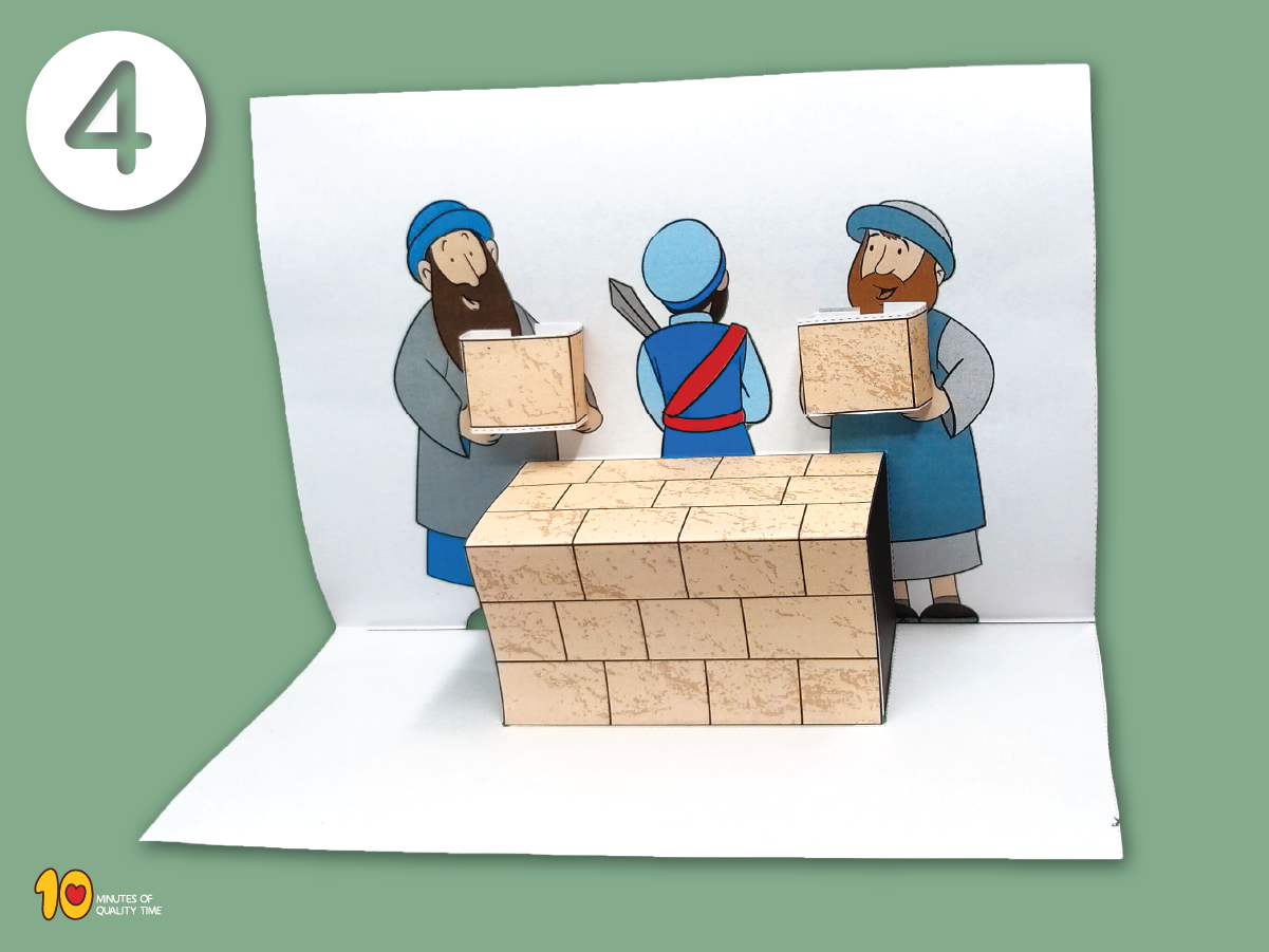 Restoration of worship and rebuilding the altar Bible craft for children Restoration of worship and rebuilding the altar Bible craft for children