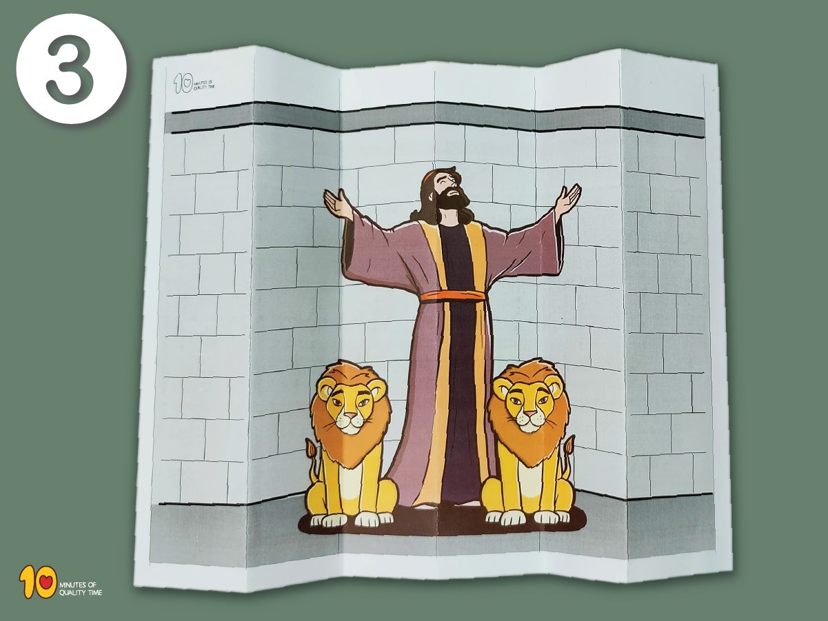 Daniel in the lions’ den printable Bible craft for kids Daniel in the lions’ den printable Bible craft for kids