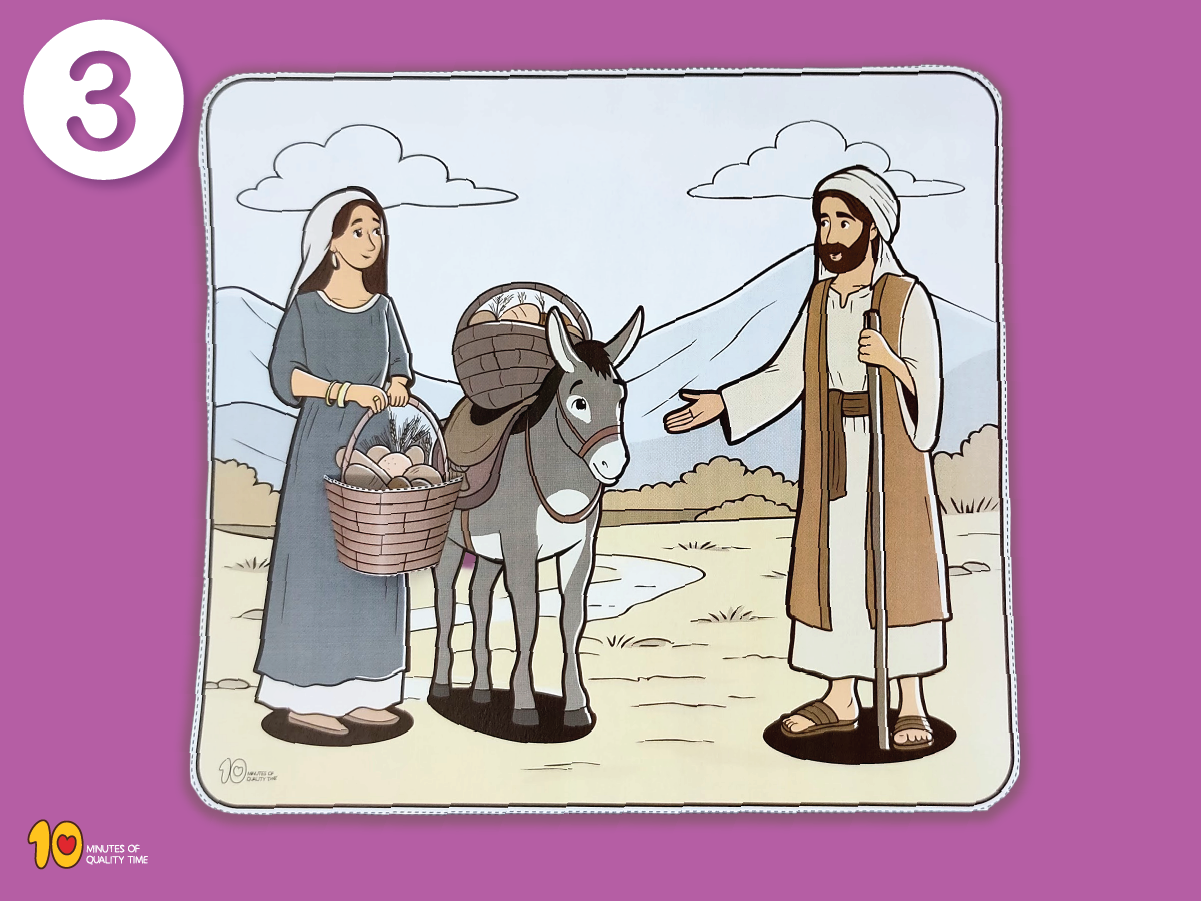 Abigail meets David printable Bible craft for kids Abigail meets David printable Bible craft for kids