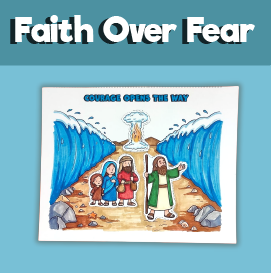 Moses Parts the Red Sea – Courage Opens the Way Craft