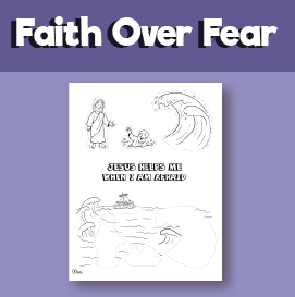 Peter Walks on Water – Jesus Helps Me When I Am Afraid Craft