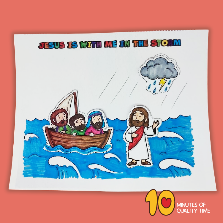 jesus storm bible activity