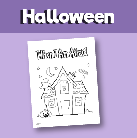 printable Halloween color sheets