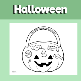 Christmas pumpkin coloring page