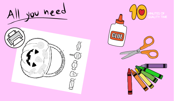 printable Halloween crafts for preschoolers